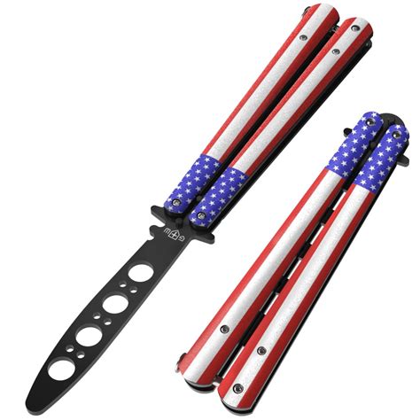Buy Butterfly Trainer - American Patriot Balisong- Practice Butterfly ...
