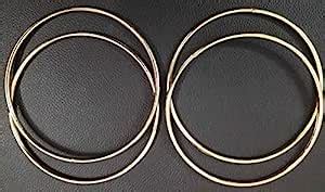 Tia Gold Tone Ring (Dia-4mm Thick) for Bag Handle, Parrots/Birds Cage ...