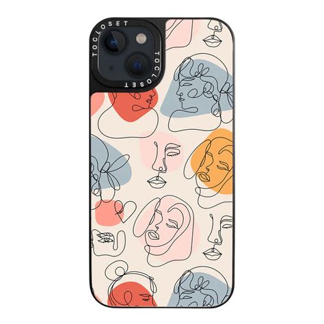 Faces Designer iPhone 13 Case Cover – Tocloset