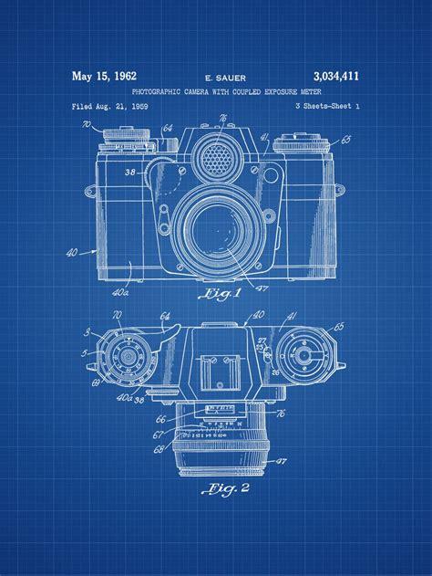 Framable Patent Art the Original Poster Art Print Vintage Camera ...