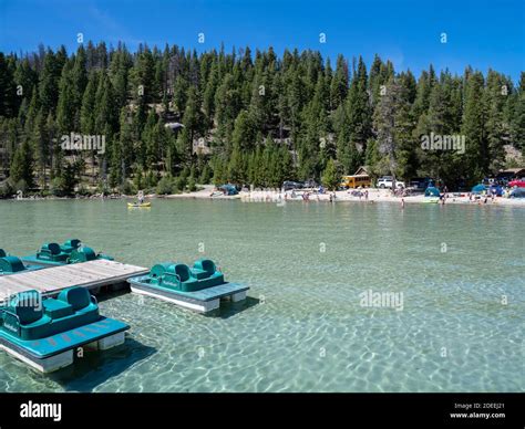 Redfish Lake Lodge marina, Sawtooth National Recreation Area, Stanley ...