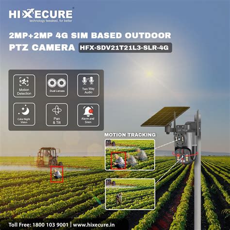 2MP+2MP OUTDOOR PT CAMERA - HFX-SDV21T21L3-SLR-4G