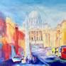 Rome, Italy Painting by Irina Shulz | Saatchi Art