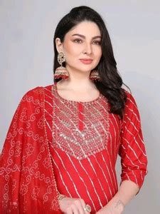 RAS RANI Embroidered Kurta, Salwar & Dupatta Set - Buy RAS RANI ...