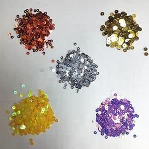 Multi Color chamki, Round Shape Sequins Sitara for Aari Work/Maggam ...