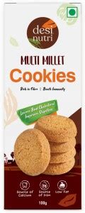 DesiNutri Multi Millet Cookies Pack | Ready to Eat Cookies | Millet ...