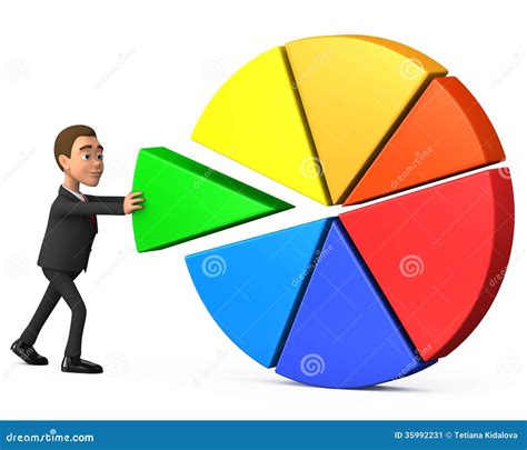 Businessman Makes a Contribution To the Common Cause Stock Illustration - Illustration of growth ...