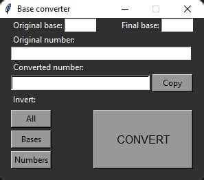 Image result for Python Code for Base Converter