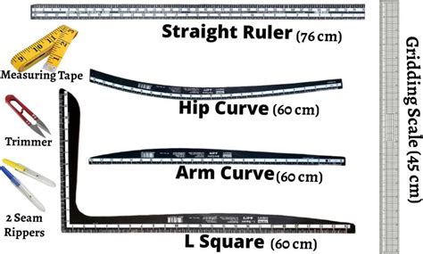 Upyukat Khyati Tailoring scales/ curves/ Fashion Designing Scale ...