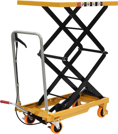 Amazon.com: LIPQJWLE 770Lbs Hydraulic Lift Table Cart, Hydraulic Manual ...