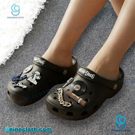 Snoop Dogg Crocs With Charms - 9ninecloth