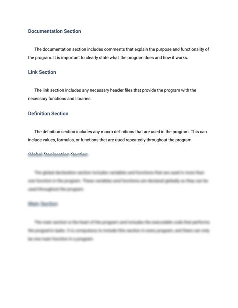 Image result for C Program Basic Structure