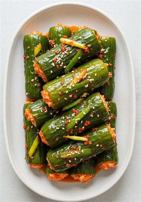 Stuffed Cucumber Kimchi (오이소박이) – Gurgaon Kimchi