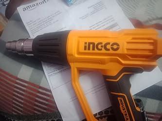 INGCO Cordlesss Heat Gun With 3 Pcs nozzles, With 4.0 Ah Large Battery ...
