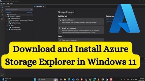 Install Azure Storage Explorer 的图像结果