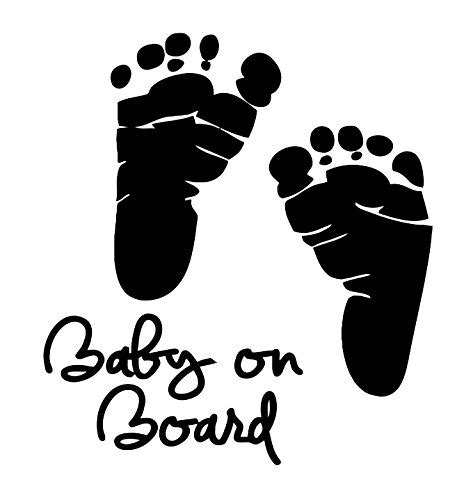 Futaba 3D Baby On Board Sign Car Sticker - Black : Amazon.in: Car ...