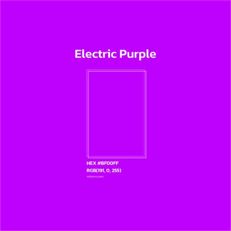About Electric Purple - Color codes | Matching colors and paints ...