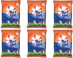 Surf excel QUICK wash 60g each ( Pack of 6) Detergent Powder Price in ...