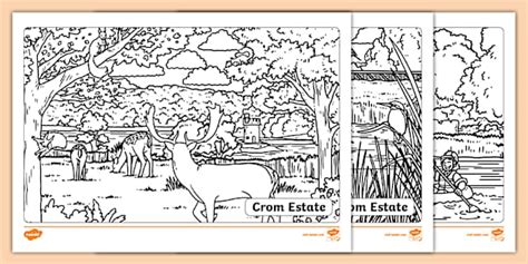 Crom Colouring Pages (teacher made) - Twinkl