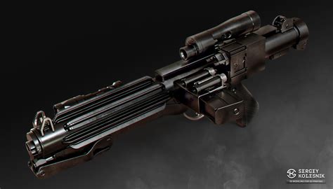 ArtStation - E-11 blaster