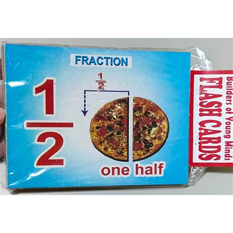 Flash Cards FRACTION , 4 X 5 1/2 Inches , FRACTION Flash Card 45 Pesos ...