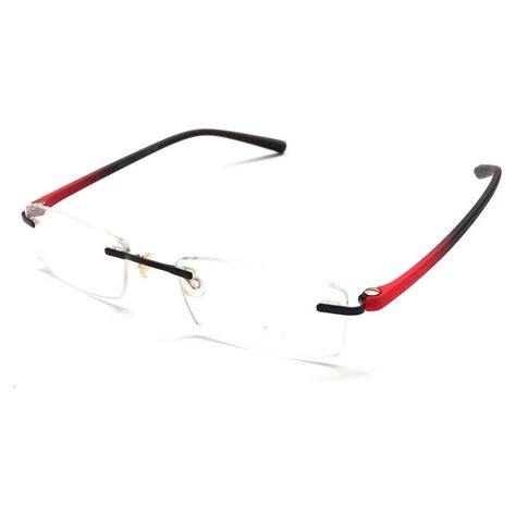 Buy Red Rimless Blue Light Blocker Computer Glasses F001RD – Glasses ...
