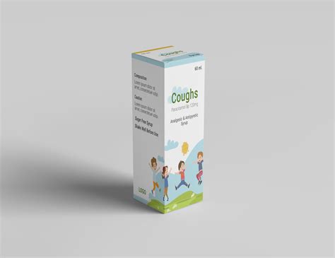 Cough syrup packaging for kids. on Behance