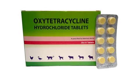 VETERINARY PRODUCTS - Oxytetracycline Hydrochloride Tablets 250 Mg ...