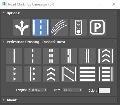 Road Markings Generator • ArchvizTools