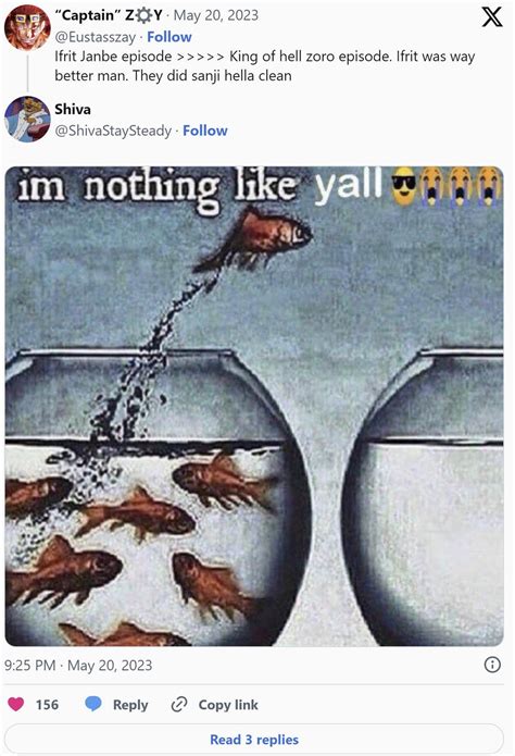 I'm Nothing Like Y'all: A Fish Meme