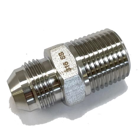 316 Stainless Steel 1/2” Inch NPT Male to AN-8 Adapter -8AN Male ...