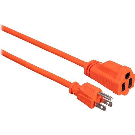 Watson AC Power Extension Cord (14 AWG, Orange, 100')
