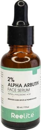 Reelite 2% Alpha Arbutin Face Serum for Pigmentation l Acne Marks ...