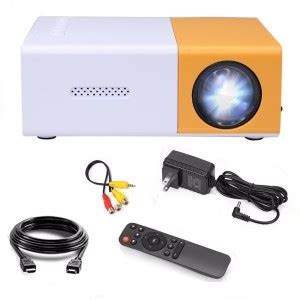 Mudo Full HD 4K Mini Projector with USB Interfaces WSK10 (600 lm ...