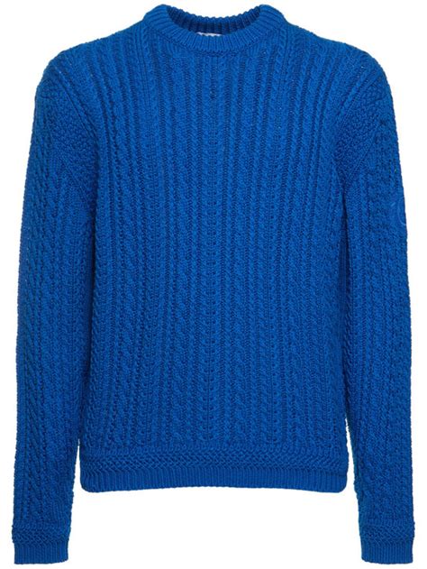 Cotton crewneck sweater - Bally - Men | Luisaviaroma