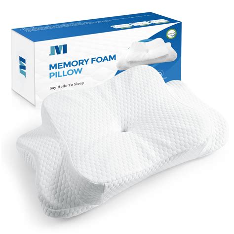 JEMA Cervical Memory Foam Pillows,Neck Pillows for Pain Relief Sleeping ...