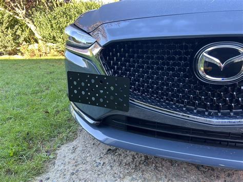 Buy Bumper Tow Hook License Plate Mount Tag Bracket For Mazda6 Mazda 6 ...