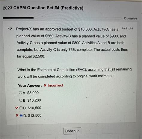 Practice test help : r/capm