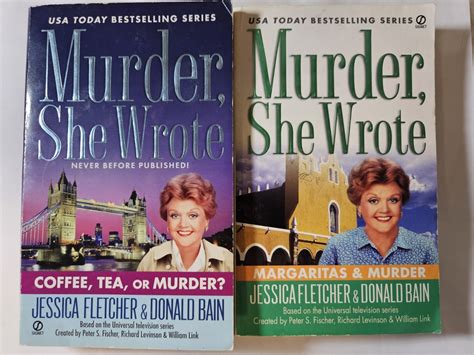 Murder She Wrote Books Fiction Paperback Jessica Fletcher D Bain Murder ...