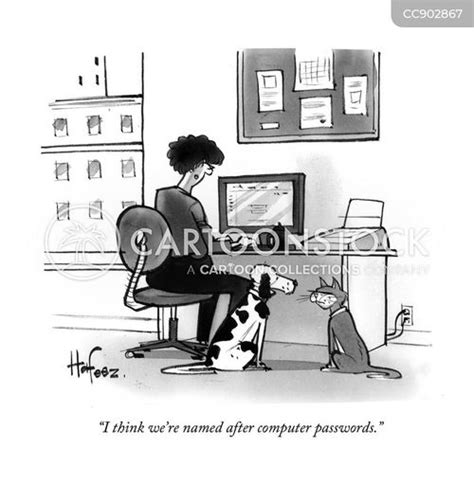 Image result for Computer Password Cartoon