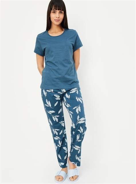 Buy Women Printed PJ Set Online at just Rs. 699.0 - 1000015359825 | Max ...
