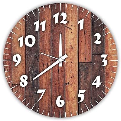 Buy KARTIK Printed Designer Square Wooden Wall Clock Without Glass for ...