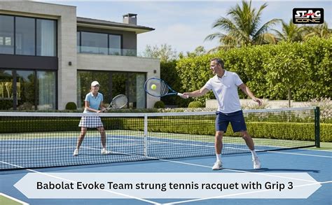Buy Babolat Evoke Team Strung Tennis Racquet Grip 3 Online at Low ...
