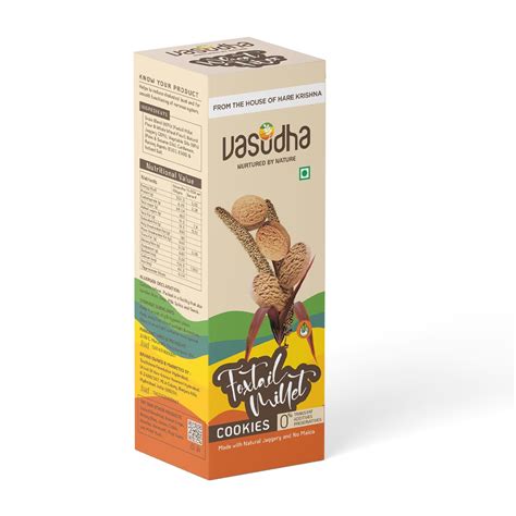 Vasudha Foxtail Millet Cookies - Wholesome Crunchy Snack, Rich in Fiber ...