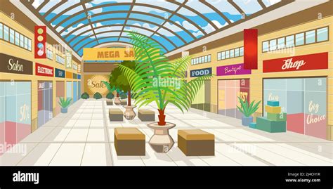 Mall precinct Stock Vector Images - Alamy