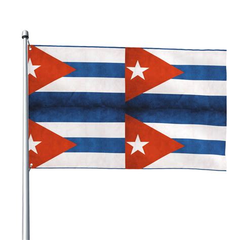 Flag Of Cuban Flag 4x6ft Cool Funny Flag Banner For Dorm Bedroom Wall ...