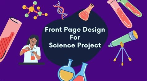 Simple Science Project Front Page 的图像结果