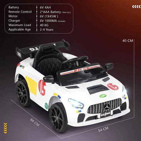 Baybee Avalon Kids Battery Operated Car for Kids, Ride on Kids Car ...