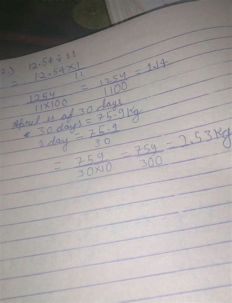 Q.27 Solve 12.54 ÷ 11 and use multiplication to check your answer. Q.28 ...