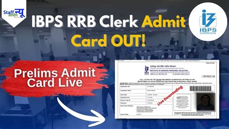 IBPS RRB Clerk Prelims 2025 — Admit Card Out! Download Now - sscnr
